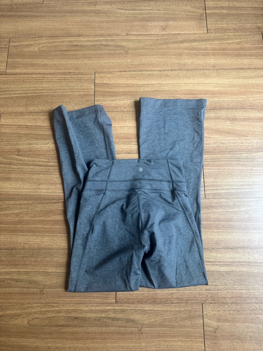 Gray Lululemon Flare Leggings